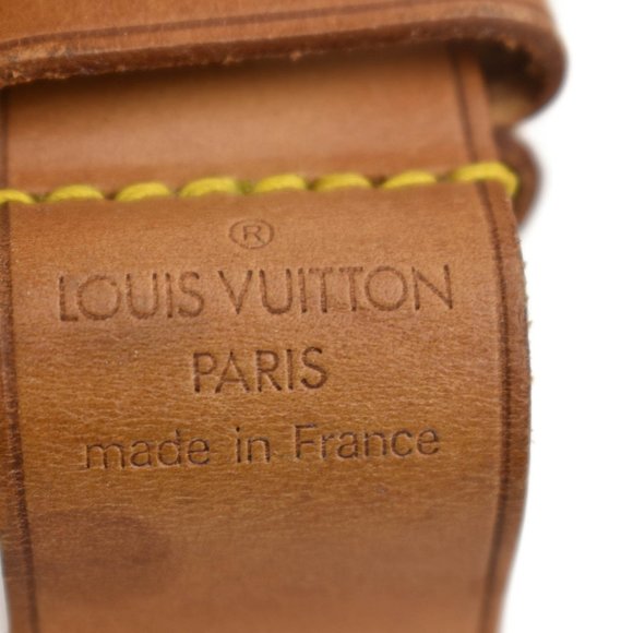 LOUIS VUITTON: Tan, Vachetta Leather & Logo, Luggage Tag & Keepall Set (sg) - Picture 4 of 5